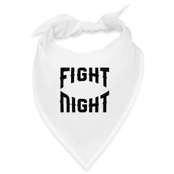 Fight Night - Bandana - Weiß - Vorne