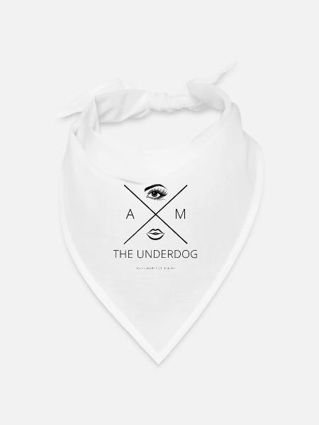 AM The Underdog - YOUR SECRET OF BEAUTY - Bandana Dreieckstuch - Weiß