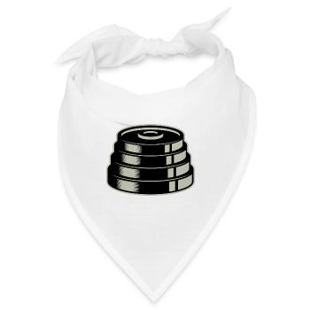 Gewicht Hantel - Bandana - Weiß - Vorne