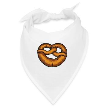 Brezel - Bandana - Weiß - Vorne