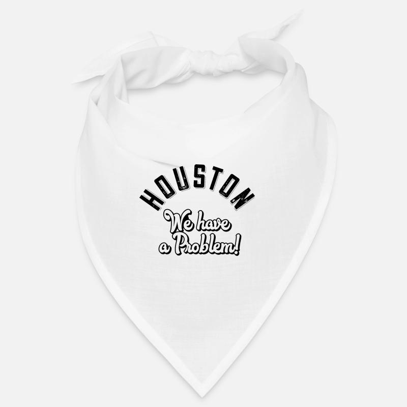 Houston we have a problem - Bandana - white