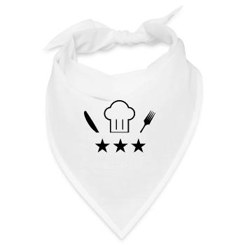 Küchenchef *** - Bandana - Weiß - Vorne