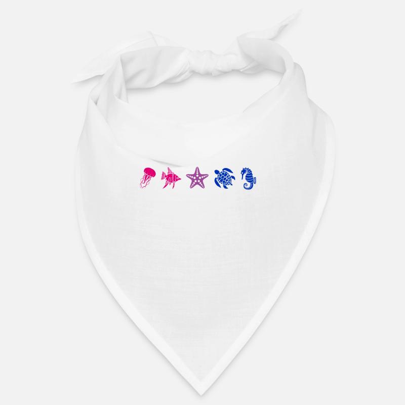 Subtle Pride Sea Creatures Beach Summer Bandana
