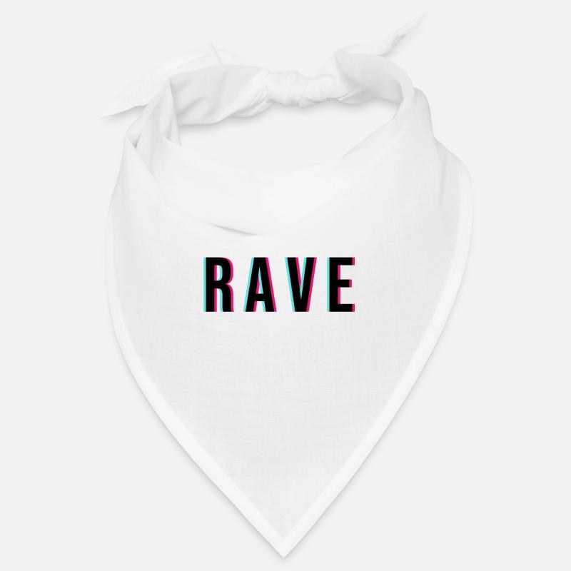 R A V E rave Bandana