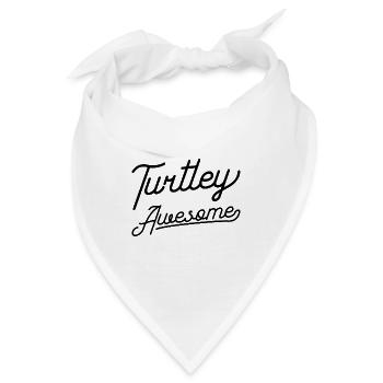 Turtley Awesome - Bandana - Weiß - Vorne
