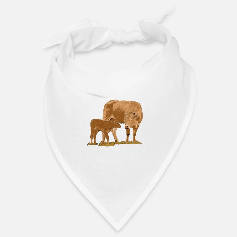 Kuh mit Kalb Bandana
