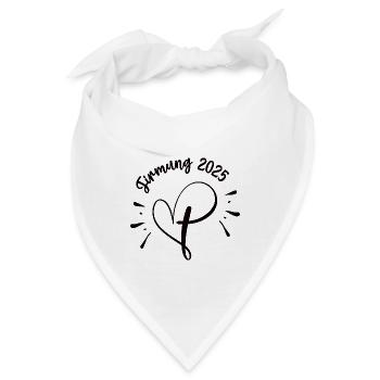 Firmung 2025 Firmungen Herz Kreuz Sakrament Kirche - Bandana - Weiß - Vorne
