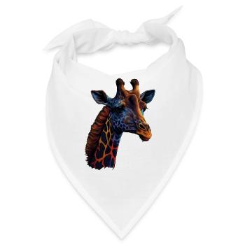 SCHÖNE GIRAFFE - SAVANNE - Bandana - Weiß - Vorne