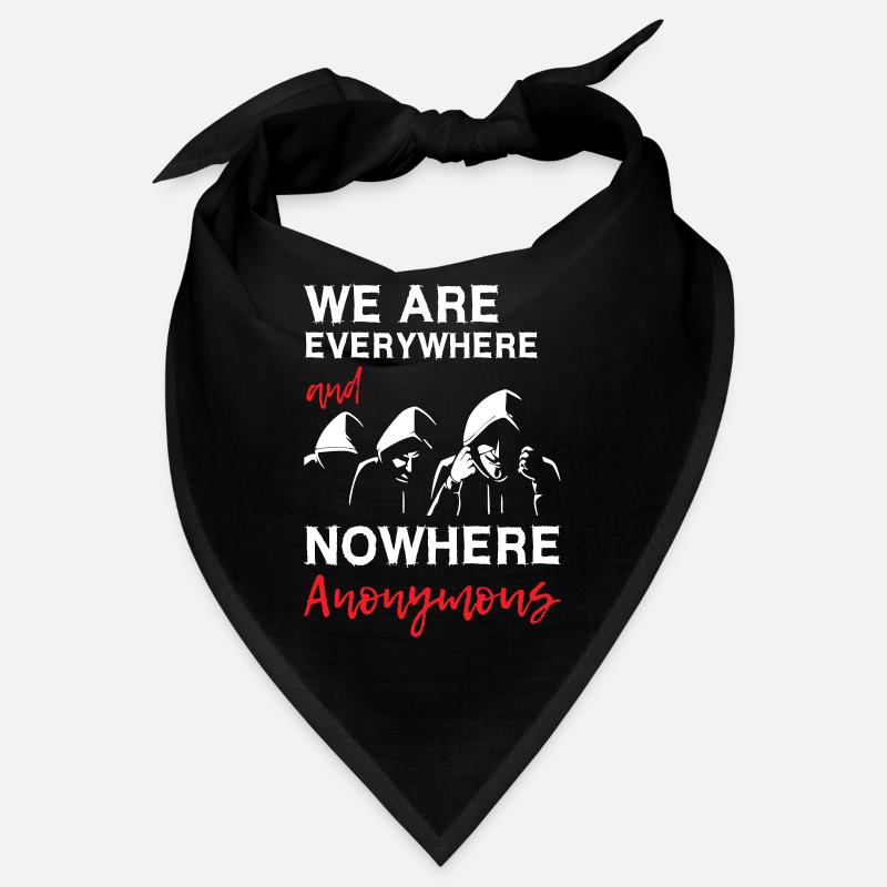 We Are Everywhere and Nowhere Anonymous Bandana