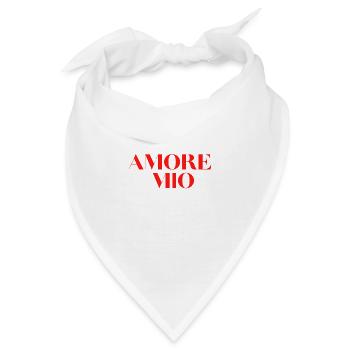 AMORE MIO Geschenkidee und T-Shirt - Bandana - Weiß - Vorne