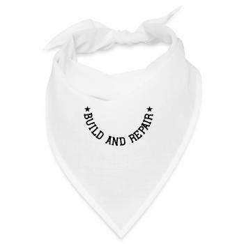 Build and Repair - Bandana - Weiß - Vorne