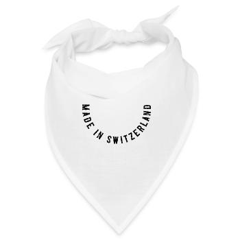 Made in Switzerland - Bandana - Weiß - Vorne