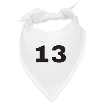 13 - Bandana - Weiß - Vorne