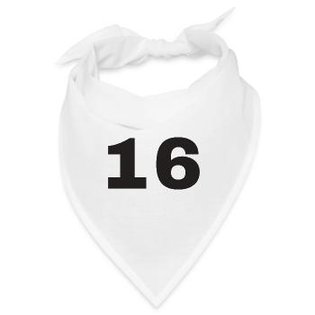 16 - Bandana - Weiß - Vorne