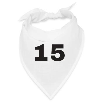 15 - Bandana - Weiß - Vorne