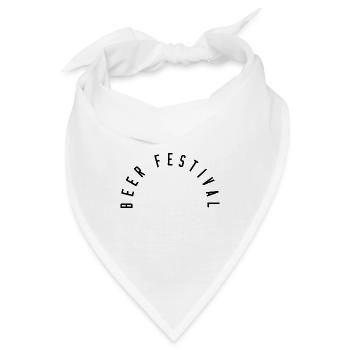 Beer Festival - Bandana - Weiß - Vorne
