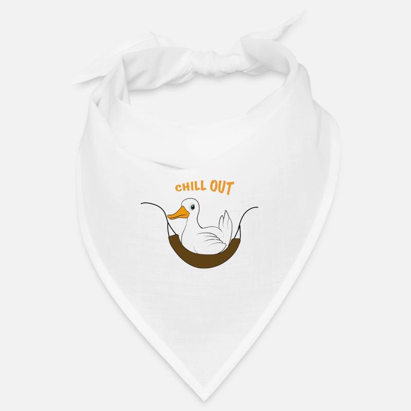 Drôle de canard disant chill out Bandana