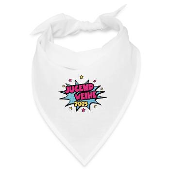 Jugend Weihe Feier Party 2025 Osten Jugendweihe - Bandana - Weiß - Vorne