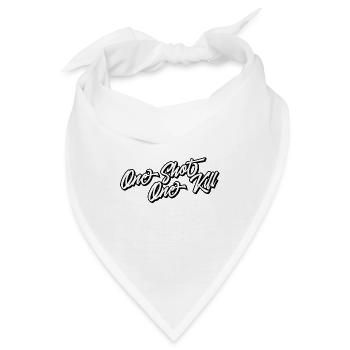 One shot one kill - Bandana - Weiß - Vorne