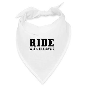 Ride with the Devil - Bandana - Weiß - Vorne