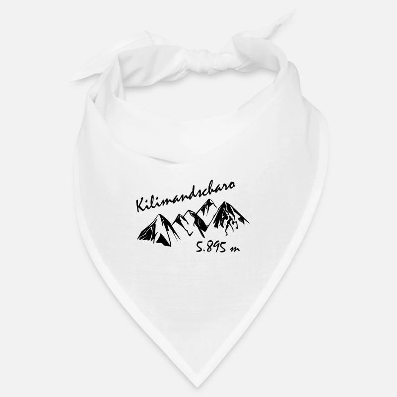 Kilimandjaro noir Bandana