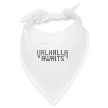Valhalla Awaits - Bandana - Weiß - Vorne
