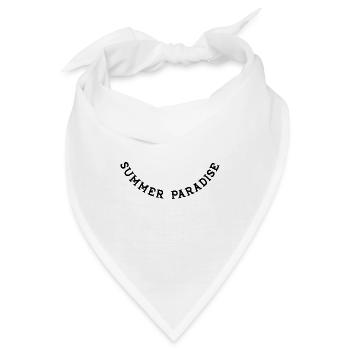 Summer Paradise - Bandana - Weiß - Vorne