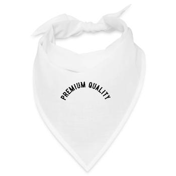 Premium Quality - Bandana - Weiß - Vorne