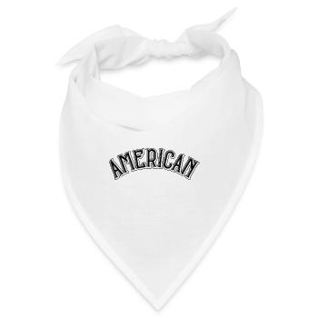 American - Bandana - Weiß - Vorne