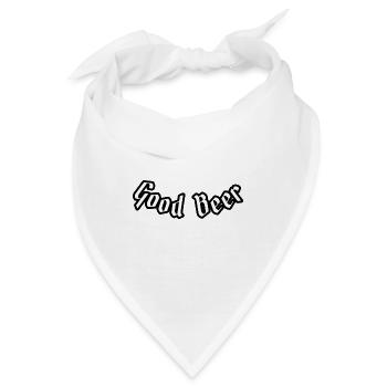 Good beer - Bandana - Weiß - Vorne