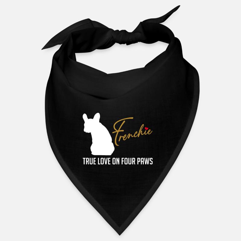 Frenchie love on four paws Bandana