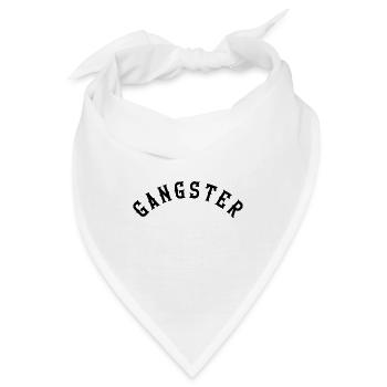 Gangster - Bandana - Weiß - Vorne