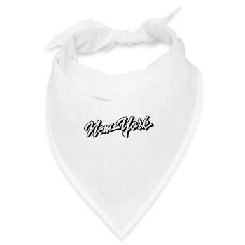 New York - Bandana - Weiß - Vorne