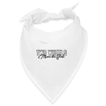 Two wheels move the soul - Bandana - Weiß - Vorne