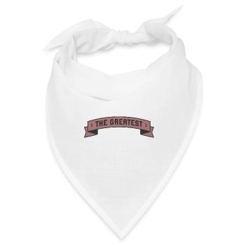 The greatest Banner - Bandana - Weiß - Vorne
