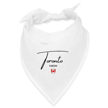 Ich liebe Toronto, Toronto Kanada - Bandana - Weiß - Vorne