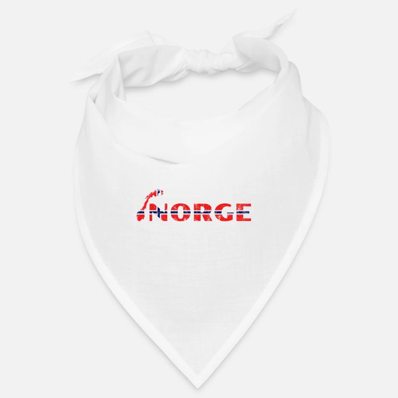 Norge Norwegian Map Flag Bandana
