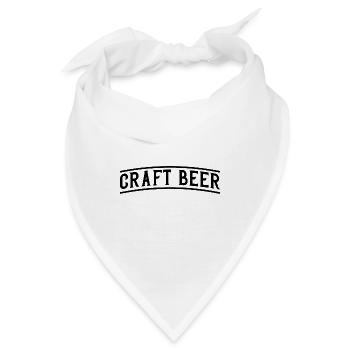 Craft Beer - Bandana - Weiß - Vorne