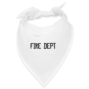 Fire Dept Department - Bandana - Weiß - Vorne