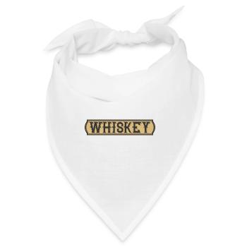 Whiskey Banner - Bandana - Weiß - Vorne