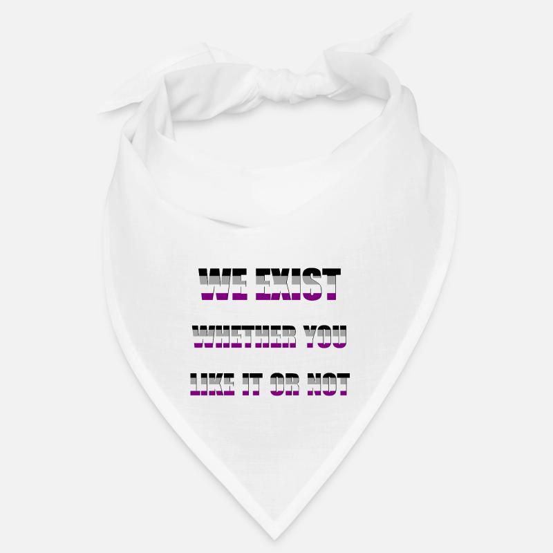 We Exist - Drapeau Asexué Bandana