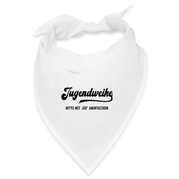Jugendweihe Spruch Jugendfeier Jugend Weihen - Bandana - Weiß - Vorne