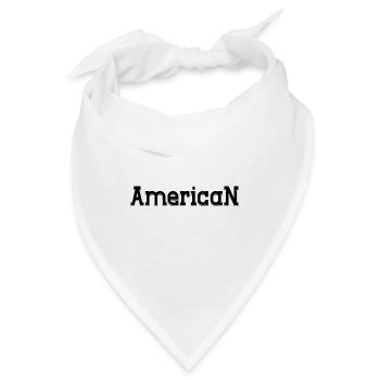 American - Bandana - Weiß - Vorne