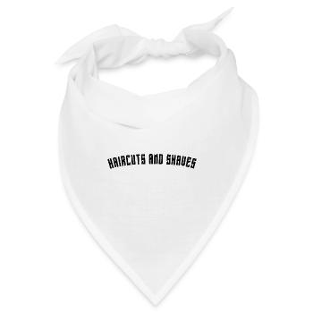 Haircuts and shaves - Bandana - Weiß - Vorne