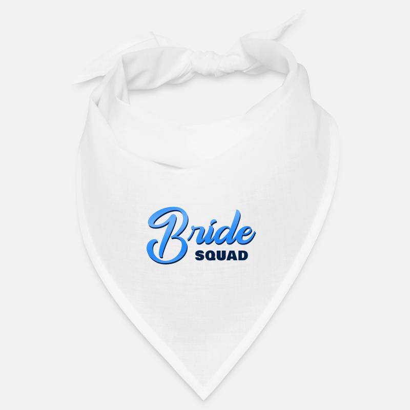 Bride Squad Bleu Bandana