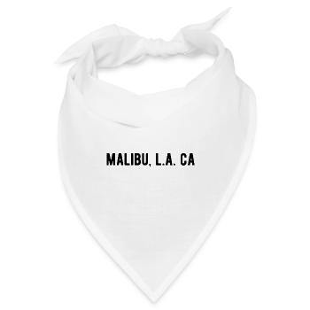 Malibu LA CA - Bandana - Weiß - Vorne