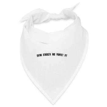 Extra Strength and perfect fit - Bandana - Weiß - Vorne