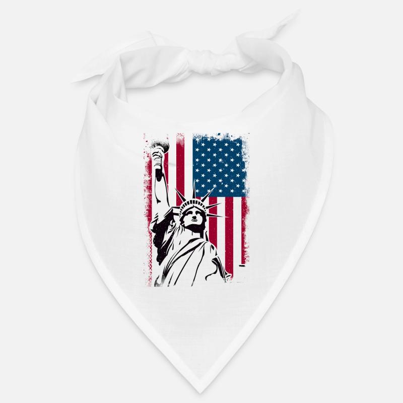 Statue de la Liberté Amérique Bandana