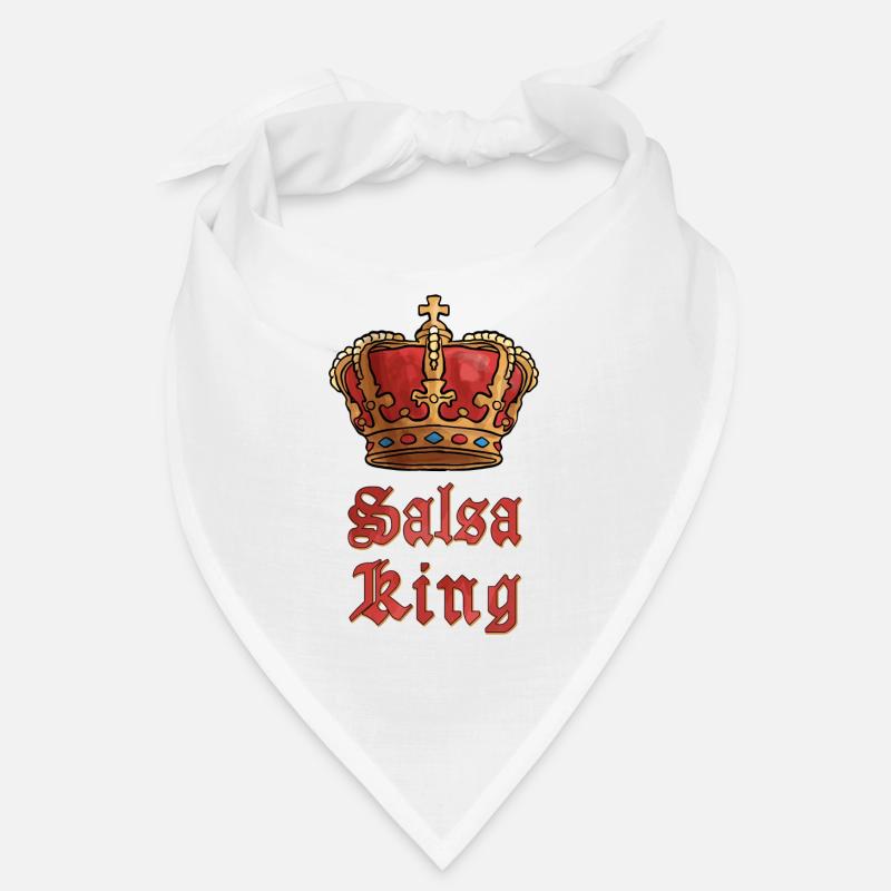 Salsa King Couple Matching Bandana