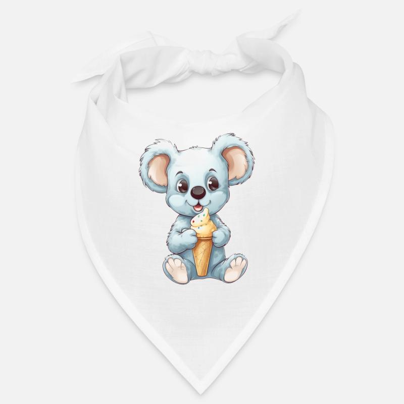 Koala aime la crème glacée - Cute Animal Design Bandana